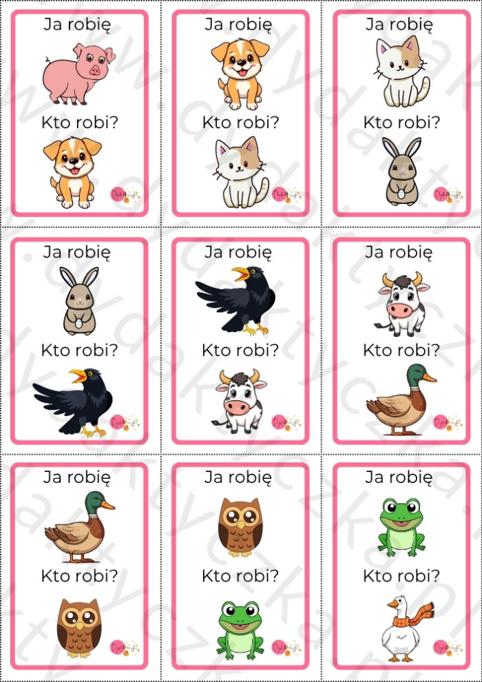 Polskie zwierzęta - odgłosy