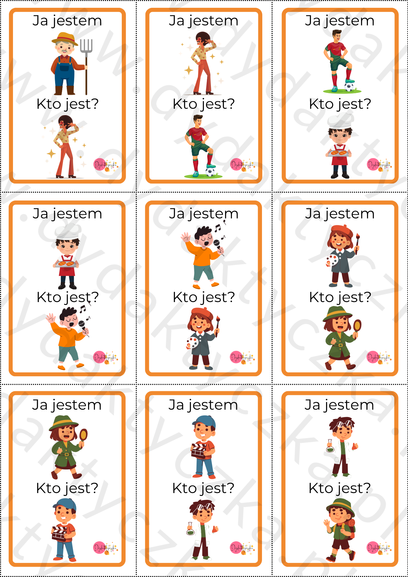 Zawody - gra integracyjna dla przedszkolaków - strona druga