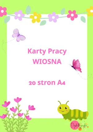 Karty pracy - wiosna strona tytułowa