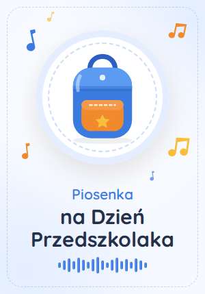 Piosenka na Dzień Przedszkolaka