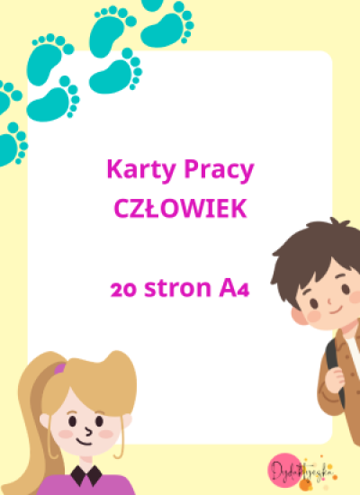 Karty pracy - człowiek strona tytułowa