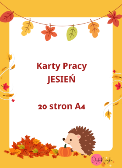Karty pracy - jesień - strona tytułowa
