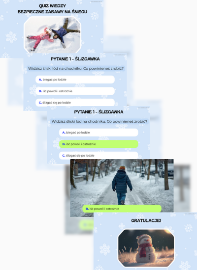 Quiz - bezpieczna zima